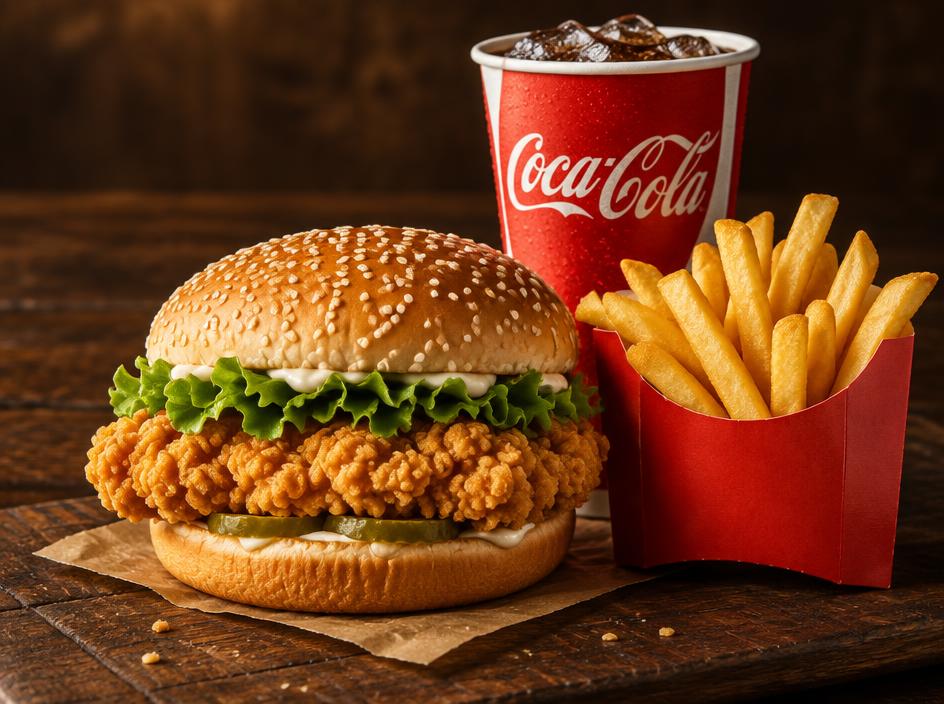 Chicken Burger Combo