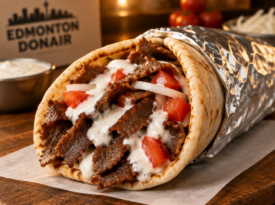 Edmonton donair wrap