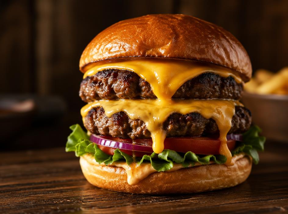 Double beef burger