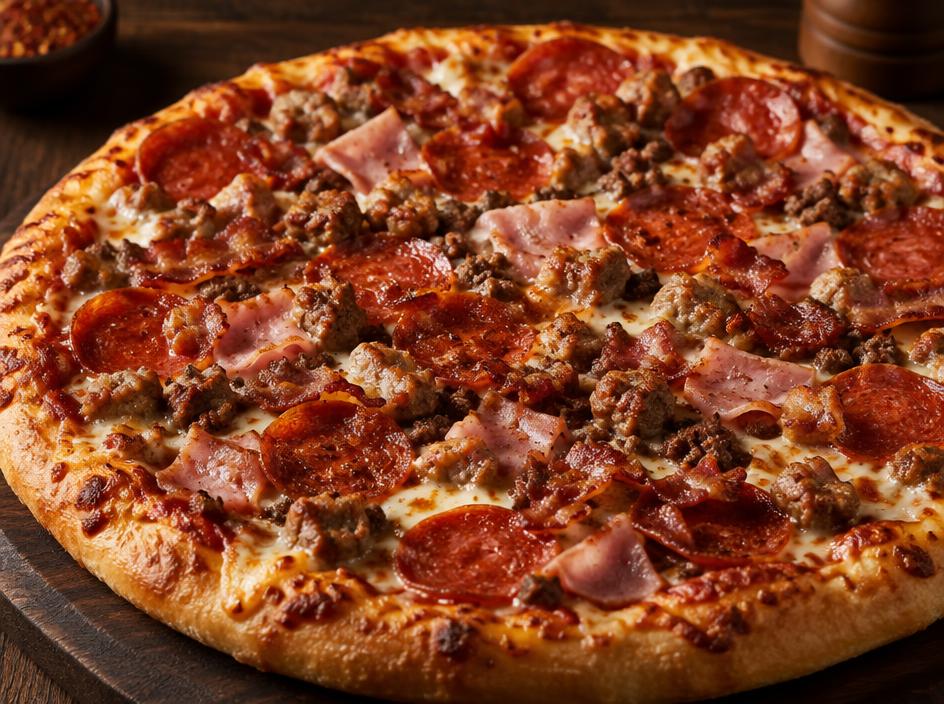 Meatzaa pizza