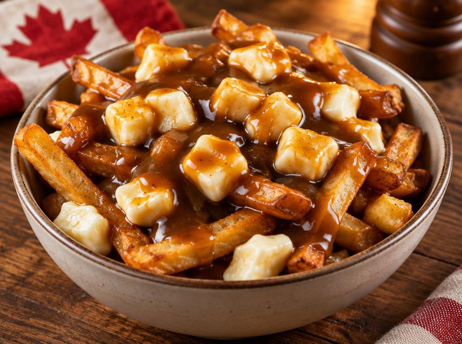 Poutine with gravy