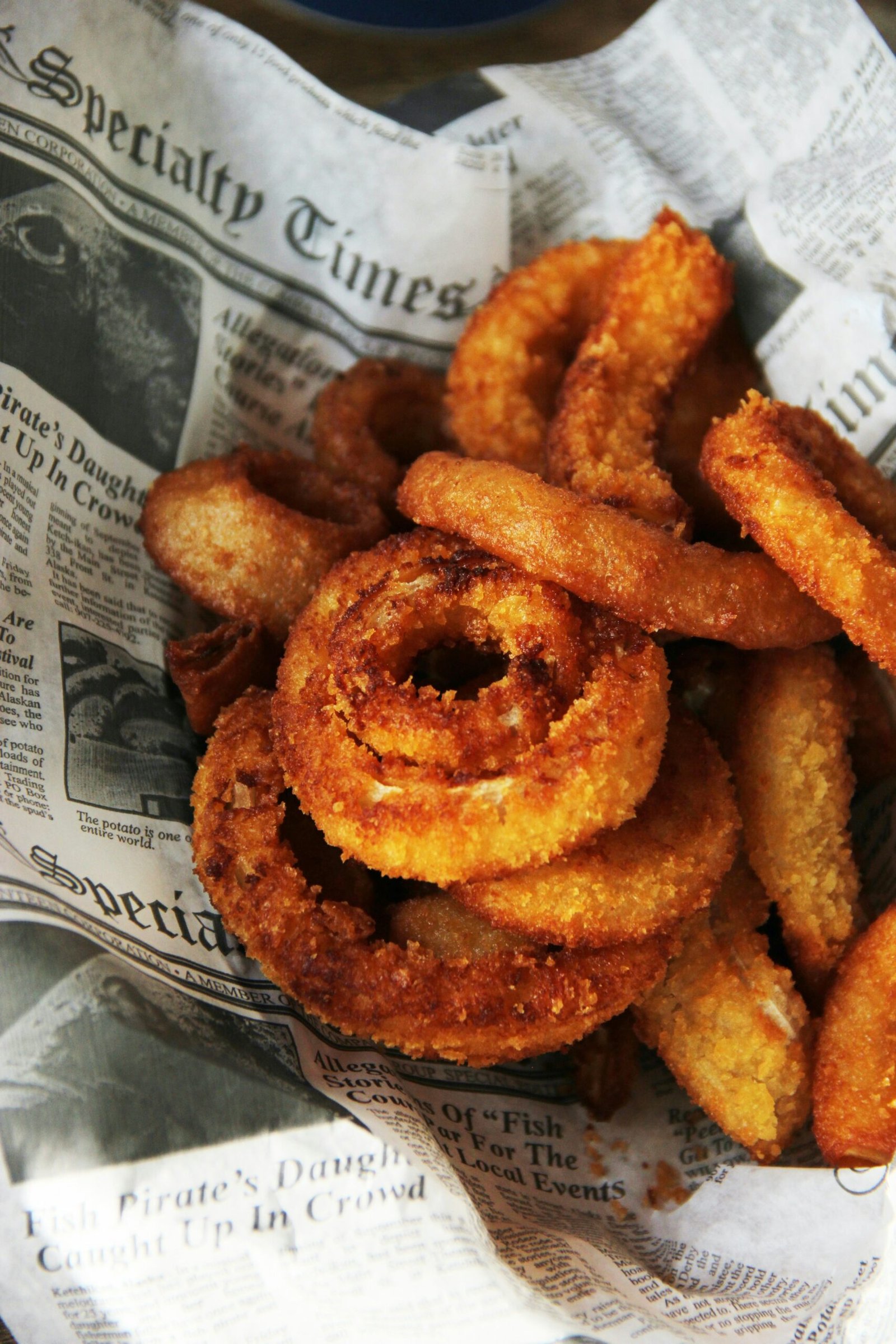 Onion Rings Crispy Restaurant Style